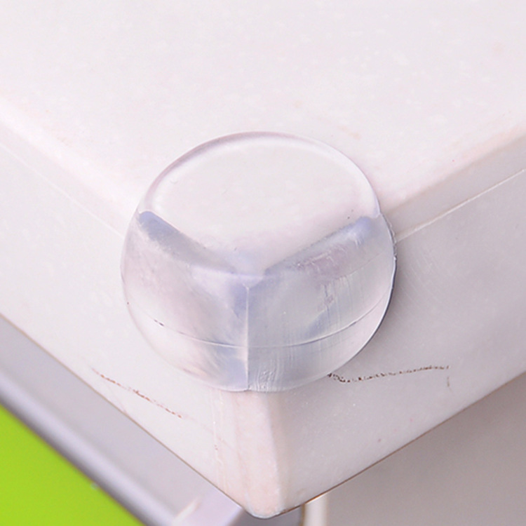 Baby Safety Table Corner Protection Sleeve Spherical Transparent Anti-Collision Protective Angle (round) Bumper Wholesale