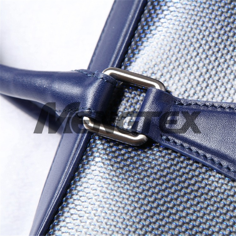 款蓝色银丝碳纤维 精美大方