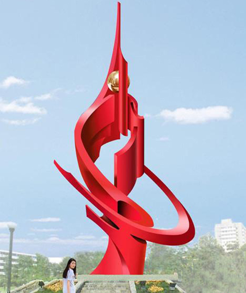 不锈钢雕塑 抽象雕塑 室外大型园林雕塑 城市景观雕塑ffdss-615