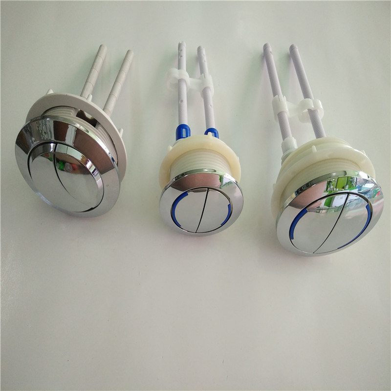 座便器水箱按钮 马桶水箱双按钮放水开关 座便器马桶水箱按钮