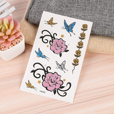 专业定制环保外贸纹身贴 水转印纹身贴纸 一次性防水纹身贴纸