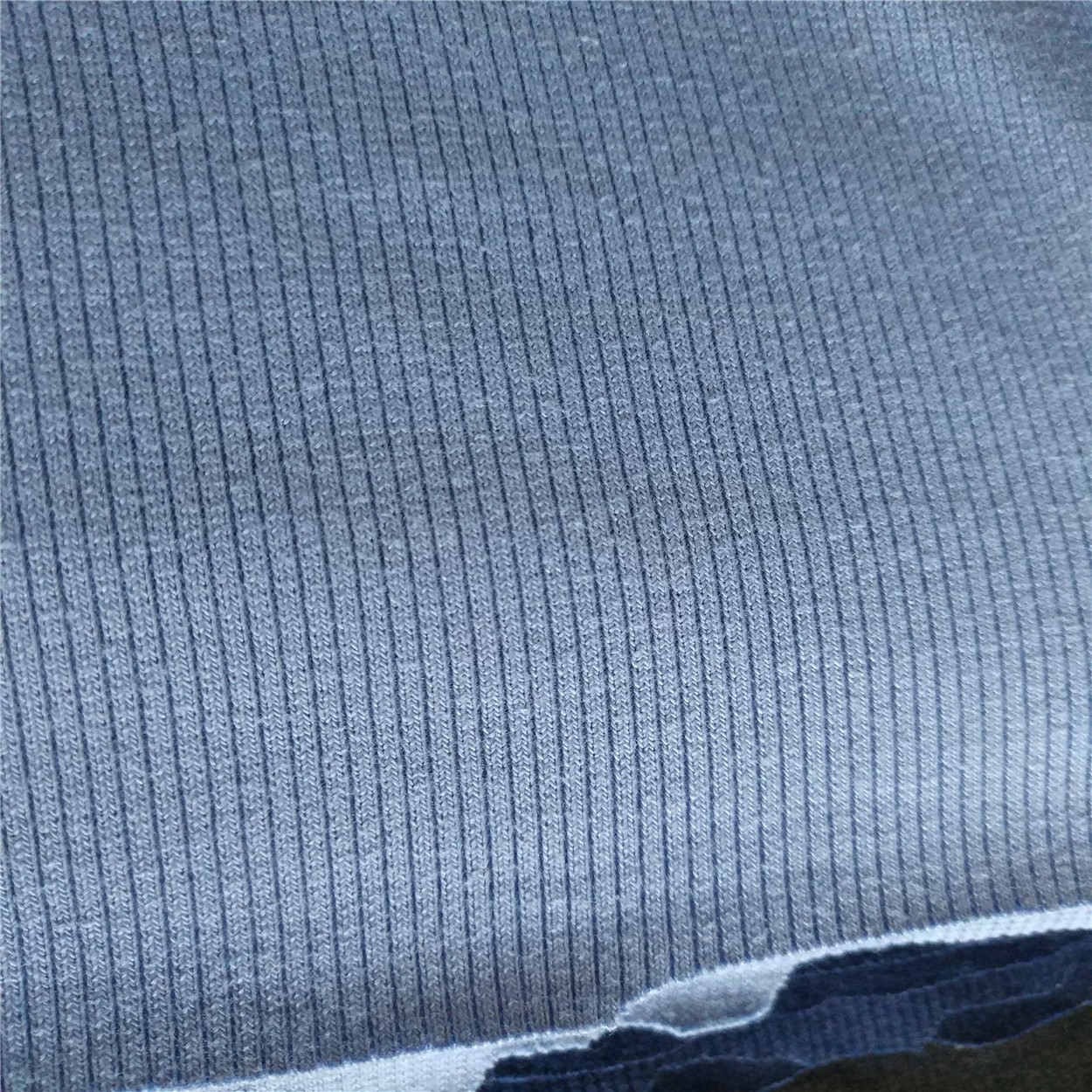 厂家直销 360gsm 涤棉 tc氨纶罗纹2 2 定制开发 tr 人棉螺纹面料