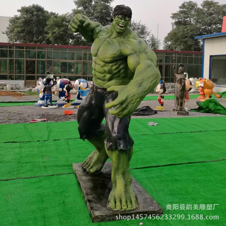 人物雕塑_玻璃钢人物雕塑 大型卡通动漫电影 网吧商场迎宾 - 阿里巴巴