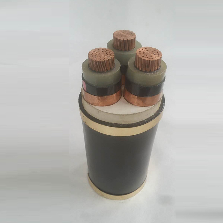 7/15kv交联绝缘聚氯护套铠装电缆 10kv-3*50铜芯高压电缆
