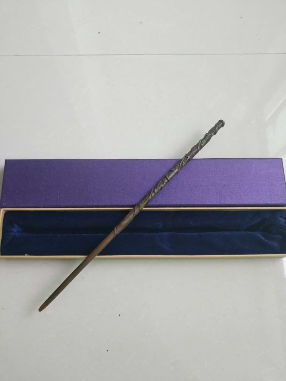 《哈利波特》cosplay金属芯不发光魔杖 赫敏铁芯魔法棒50款不带盒
