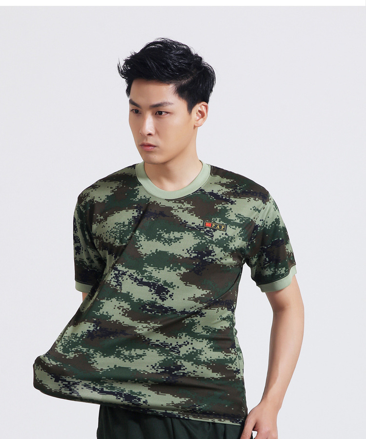 批发07正品陆款体能服 夏季消防训练服 学生户外速干t恤作训服