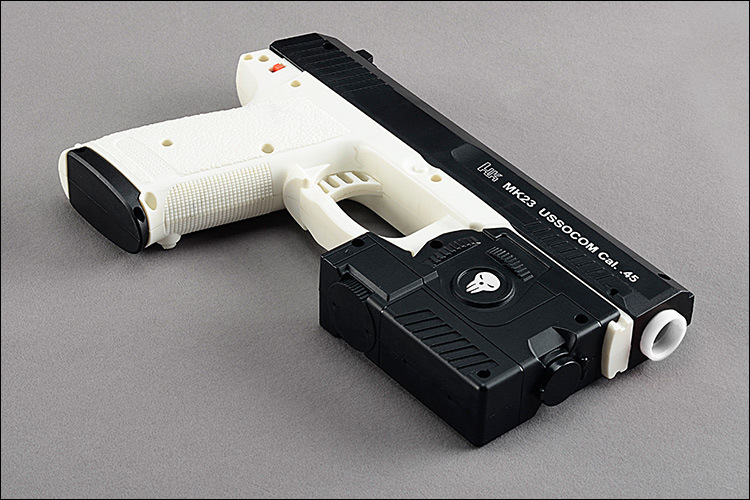 新款mk23王者战神下供回膛枪 高速射击户外真人cs对战水弹枪