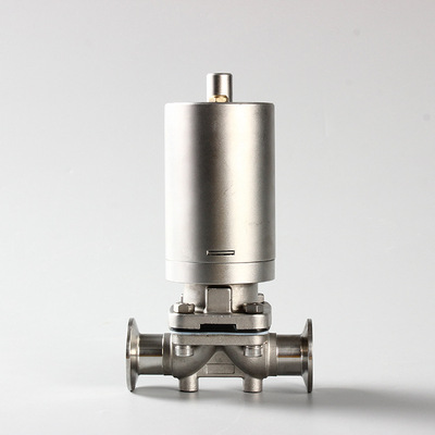 气动不锈钢双通球阀卫生级快装卡箍不锈钢球阀气动双通阀快装球阀