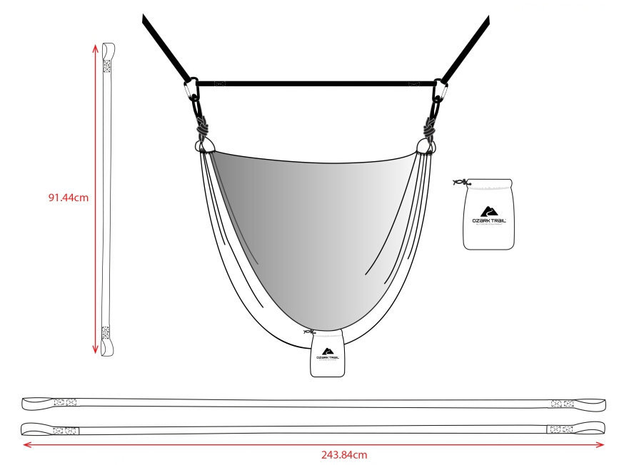 轻便厚帆布300g吊床 户外沙滩帆布吊床 轻便行军吊床 送绑绳布袋