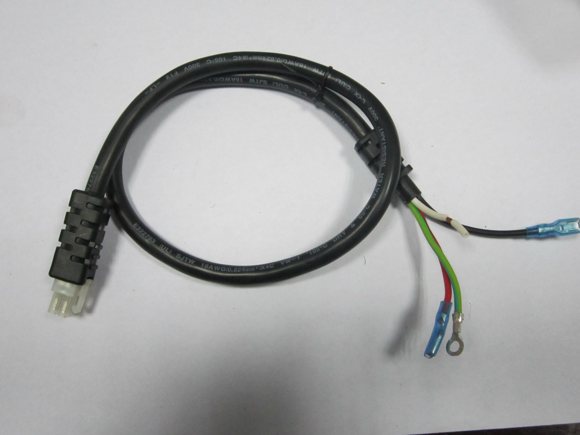 dc插头电源开关线厂家 usb充电对接线批发 白色led母头连接线