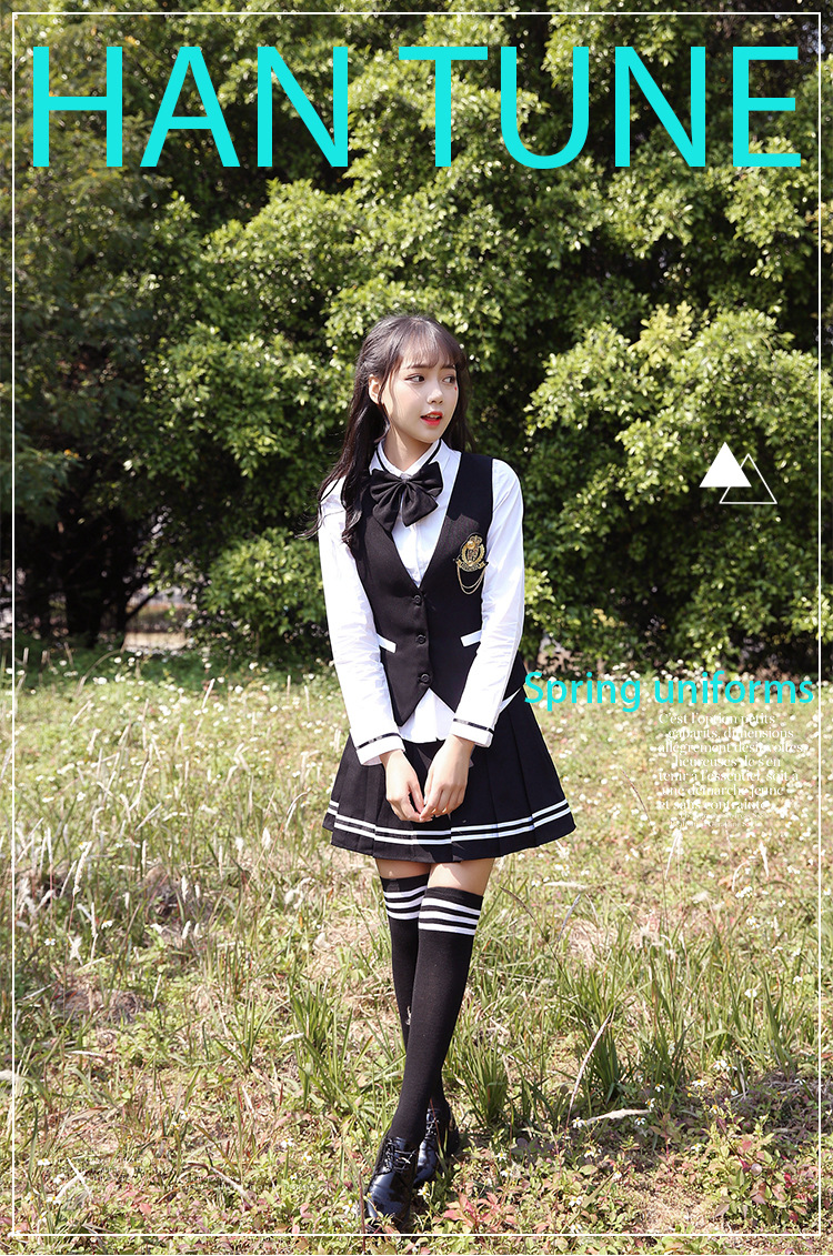 2019新款女生校服英伦风学院派学生校服套装jk制服班服演出制服