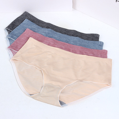 k1709/1708一片式无痕中腰配套内裤