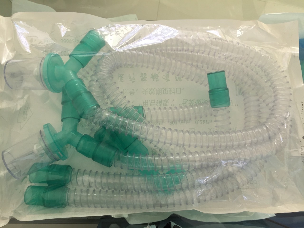 回路管一次性使用呼吸机管路回路内壁光滑加强型呼吸回路麻醉耗材