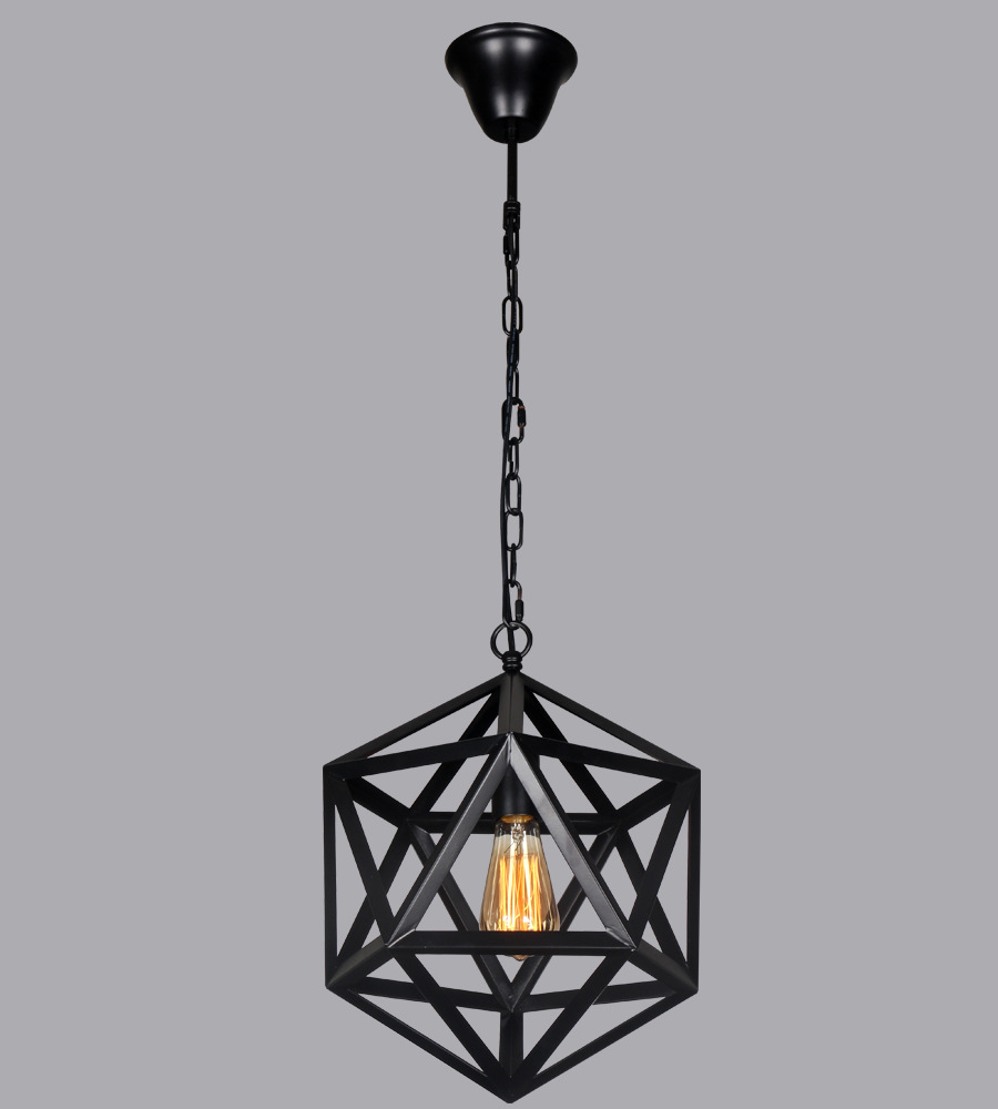 美式乡村餐厅灯创意个性吊灯工业风酒吧loft吧台铁艺复古客厅饭厅