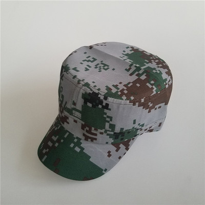 厂家直销男女士同款迷彩军帽 春夏秋季军训时尚平顶棒球遮阳帽子
