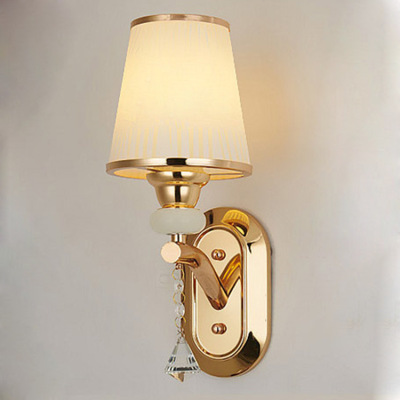 欧式壁灯 卧室床头壁灯 简欧客厅电视背景墙壁灯楼梯过道水晶灯具