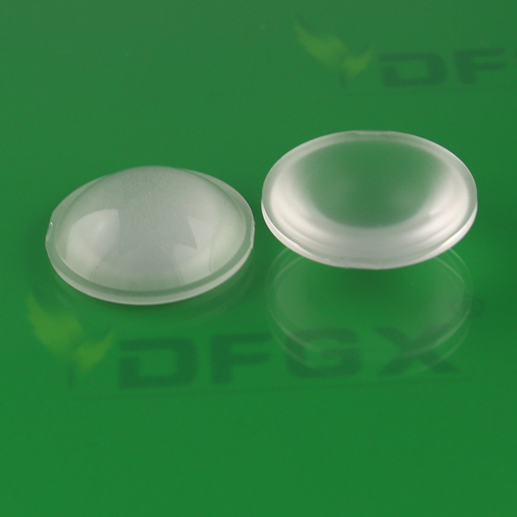 29mm单颗平凸透镜,可调焦led凸透镜,亚克力光学led凸透镜