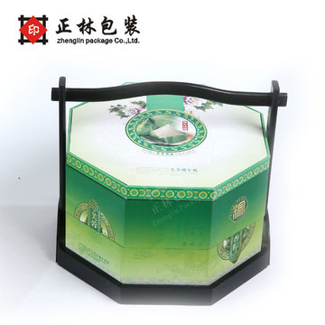 粽子包装盒端午礼盒手工礼盒创意个性八角形盒端午月饼礼盒手工