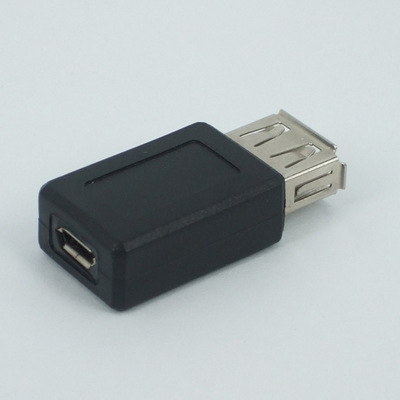 厂家直销 usb母转micro母 usb母-micro母口 b母转接头接口设备