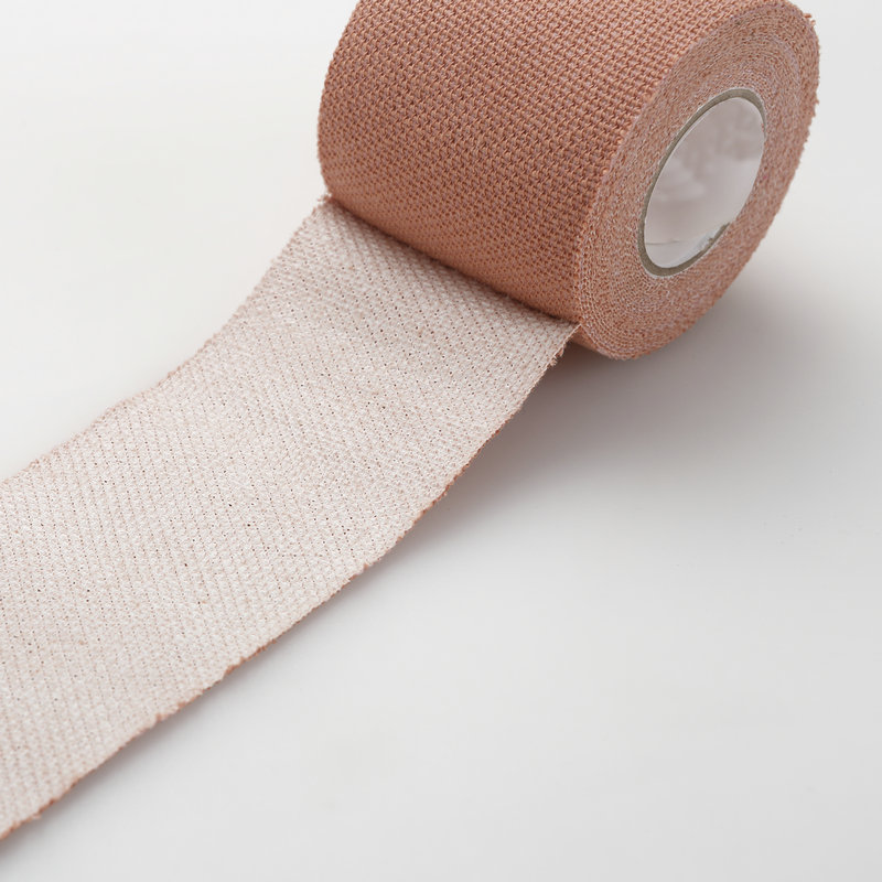 强生人字纹肤色绷带 运动无纺布绷带 体育通用护膝重弹单粘绷带