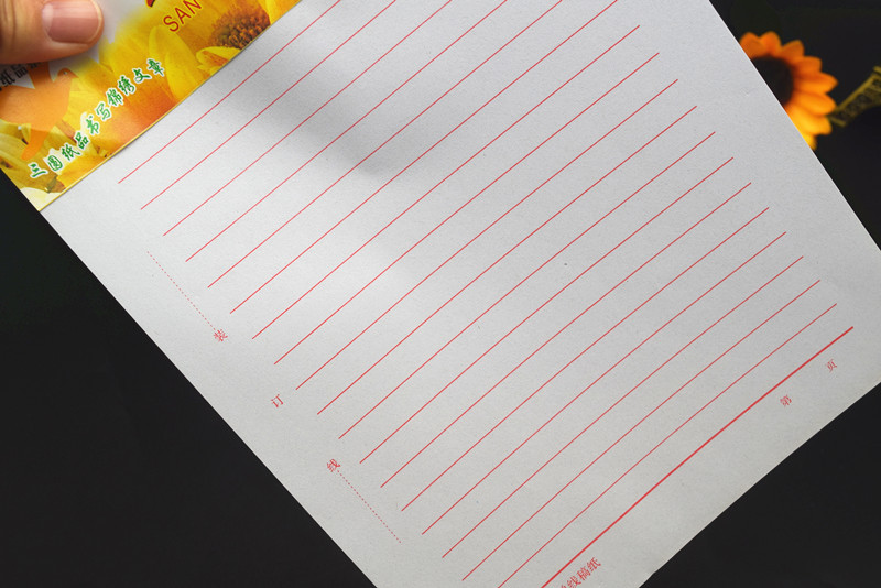 热销16k单线信纸稿纸办公学生专用草稿纸信笺纸文具礼品批发