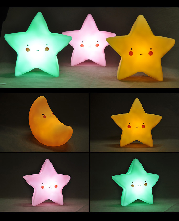 儿童礼物礼品 创意玩具灯 可爱温馨儿童房卧室星星太阳月亮云朵灯