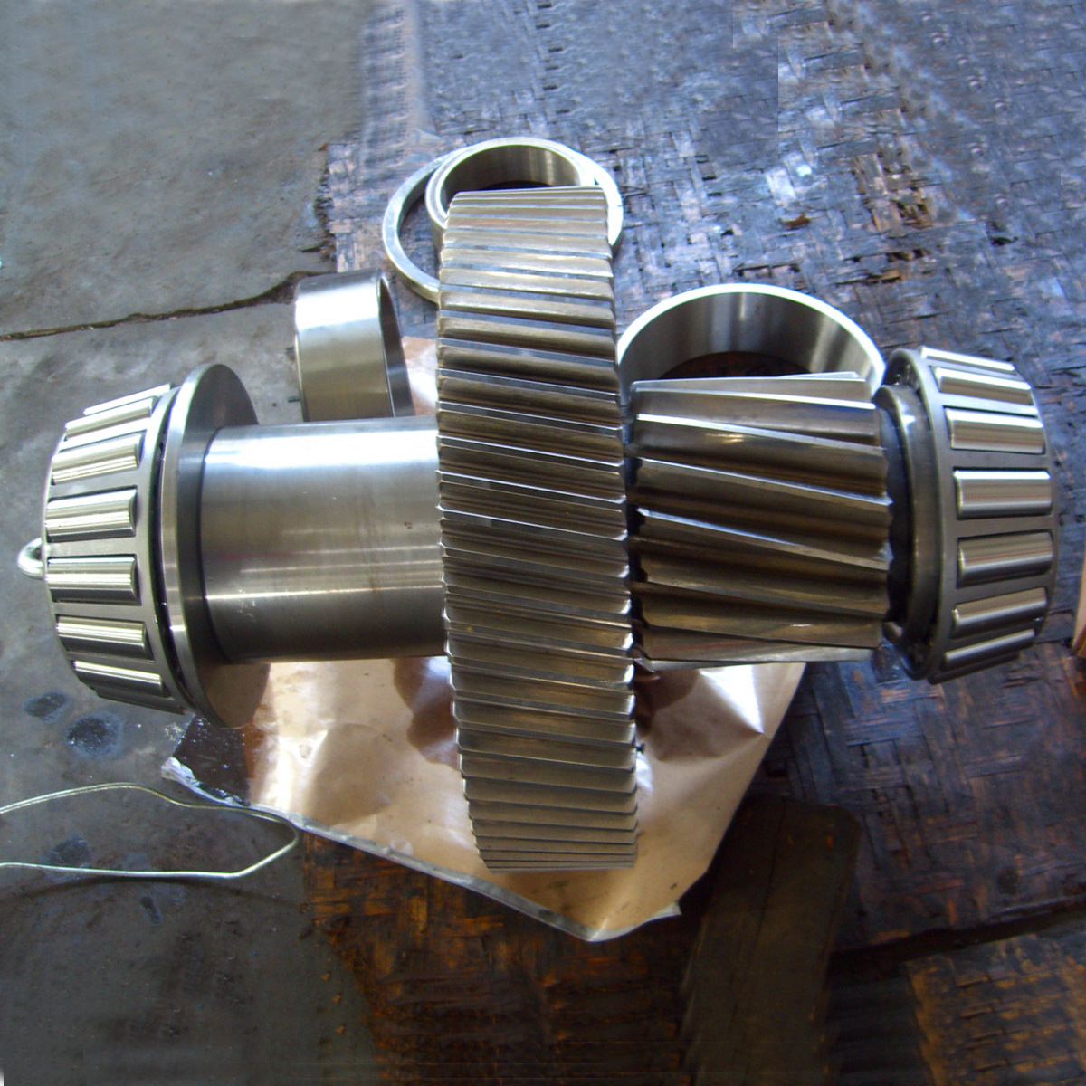 减速机圆柱齿轮 传动齿轮轴 来图来样传动轴加工定制