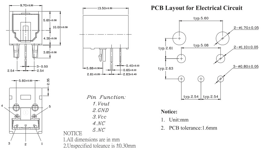 台湾亿光everlight 光纤接收头 plr135/t8 原装正品 一级代理