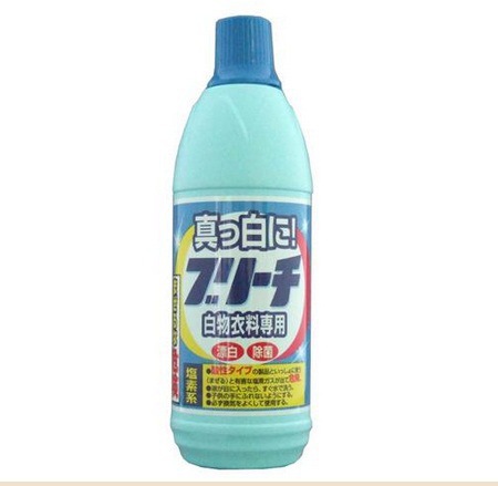 日本进口rocket 盐素漂白剂白色衣物专用600ml