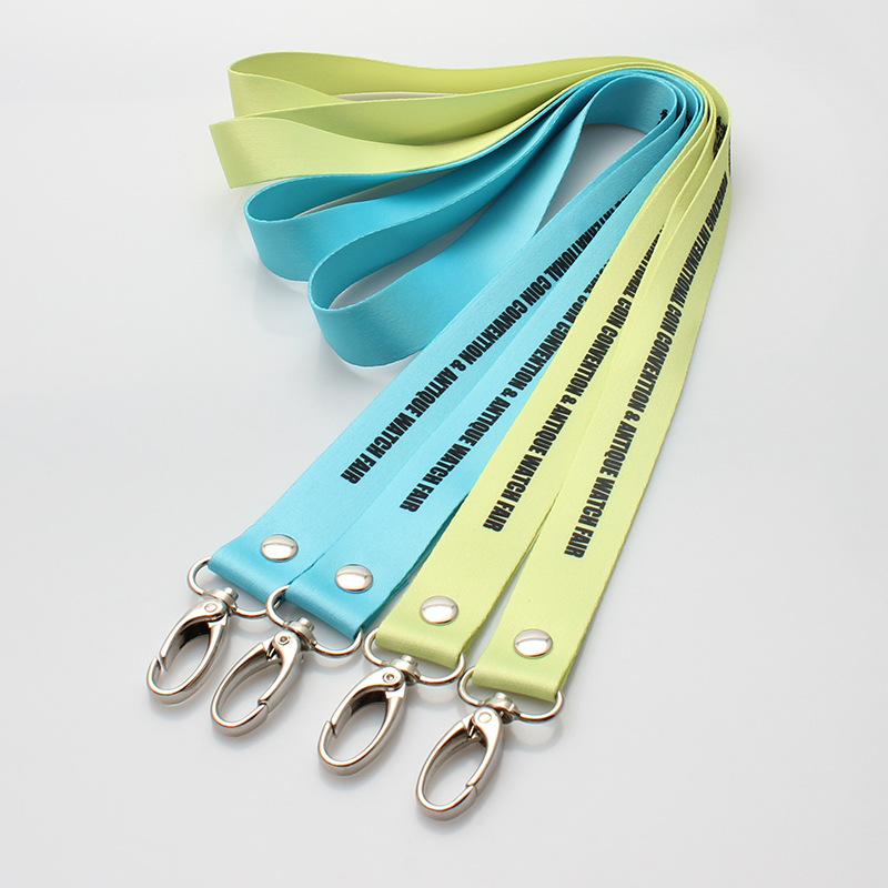 证件挂绳_免费设计证件挂绳 胸卡挂带 热转印展会工作厂牌卡套定制 - 