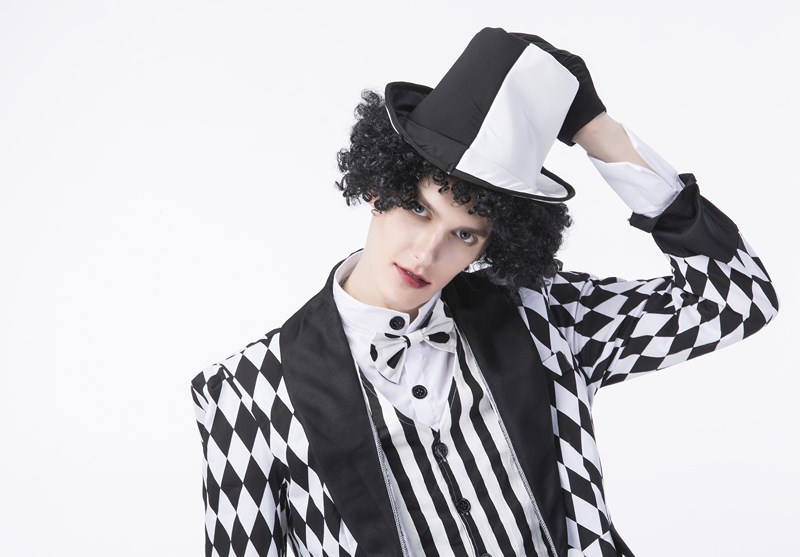万圣节马戏团成人男款cosplay国王服装马戏团小丑魔术师演出服