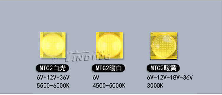 cree科锐灯珠 xhp35/mtg2/xhp50灯珠 高亮7070大功率汽车led灯珠