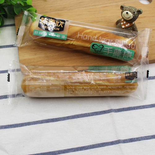 特色面包糕点休闲食品 味美欣手撕棒 长棍型零食小吃 4斤/箱