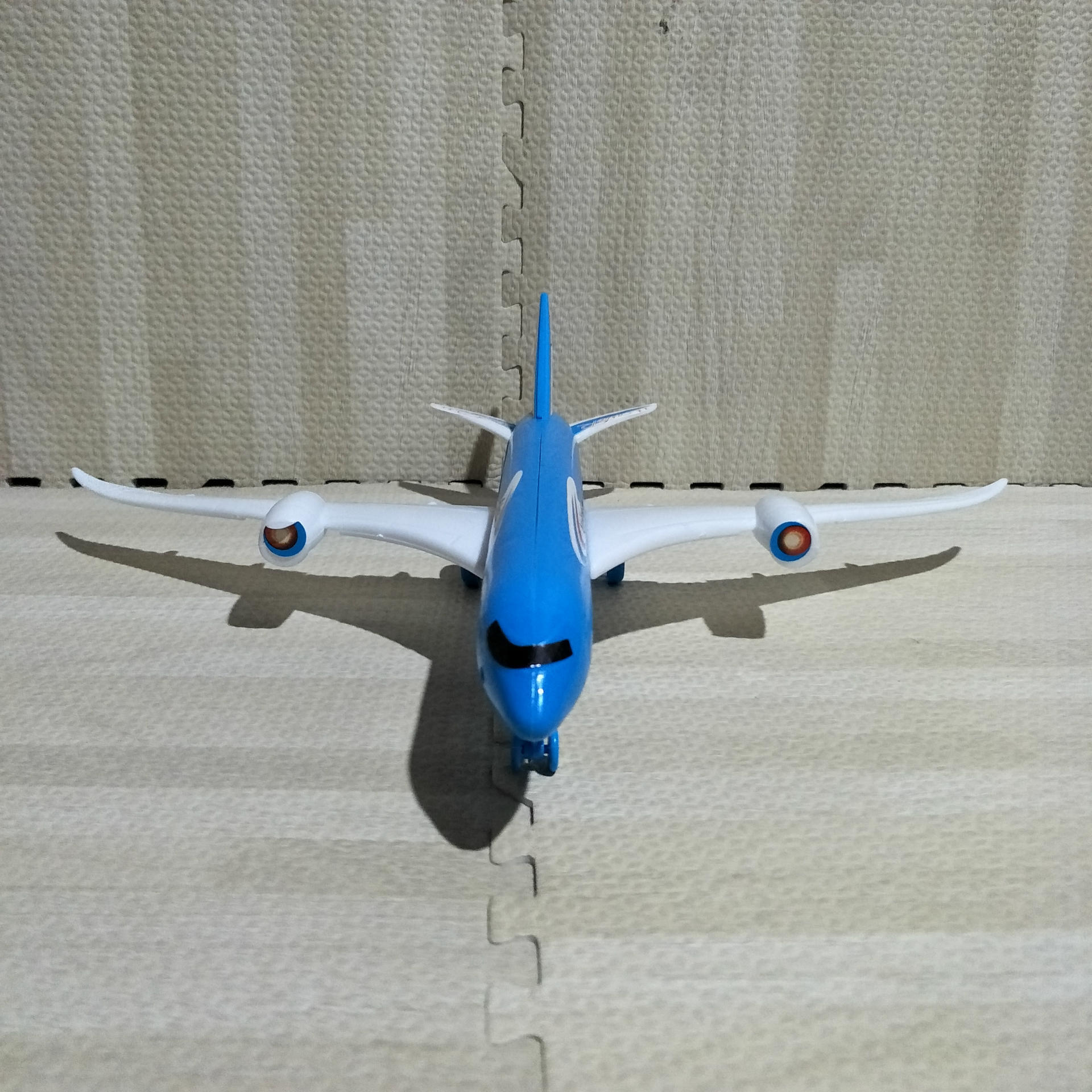 拉线小玩具拉线大客机飞机30厘米拼装飞机地摊货儿童玩具