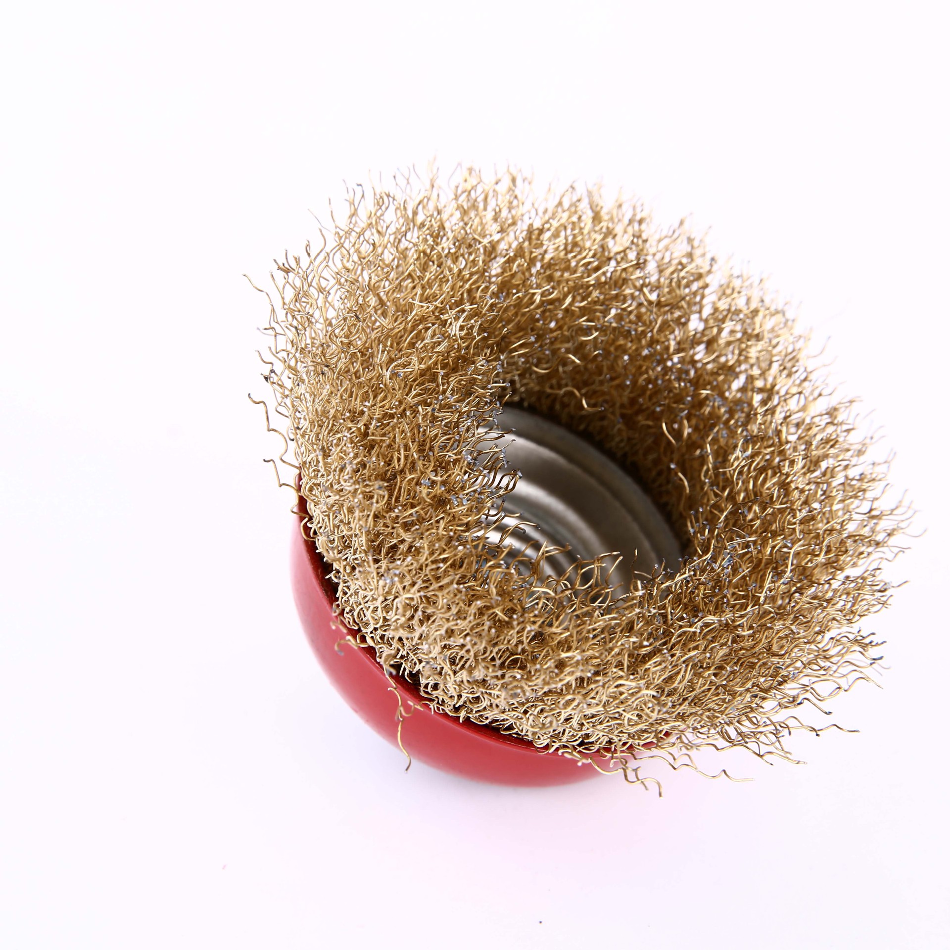 厂家直销 磨具 4寸曲丝碗型钢丝轮100#角磨机专用 打磨除锈