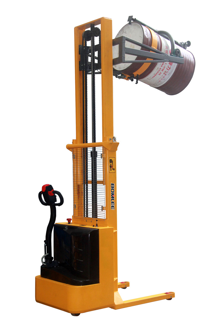 【步行式轻便】本力650kg全电动油桶翻转车装卸叉车yl650厂家批发