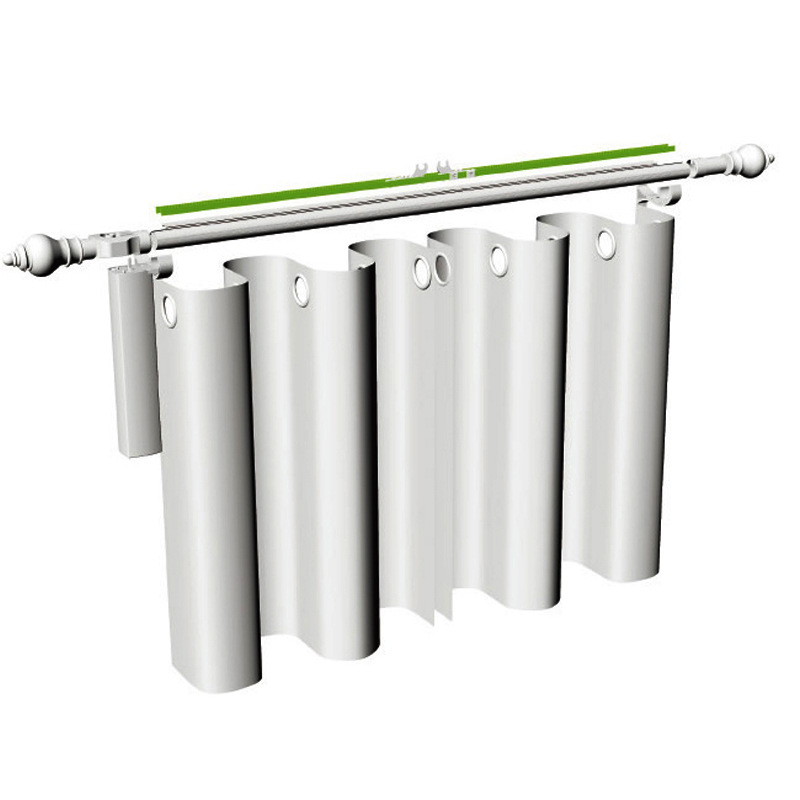 绿米米家电动罗马杆窗帘智能家居开合帘wifi电机手机app窗帘语音