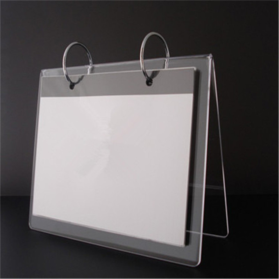 定制透明亚克力相册水晶摆台 有机玻璃相册