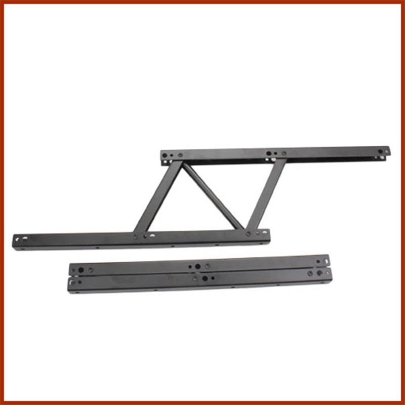 家具折叠五金件 咖啡茶几桌移动升降托架支撑架 折叠弹簧升降器