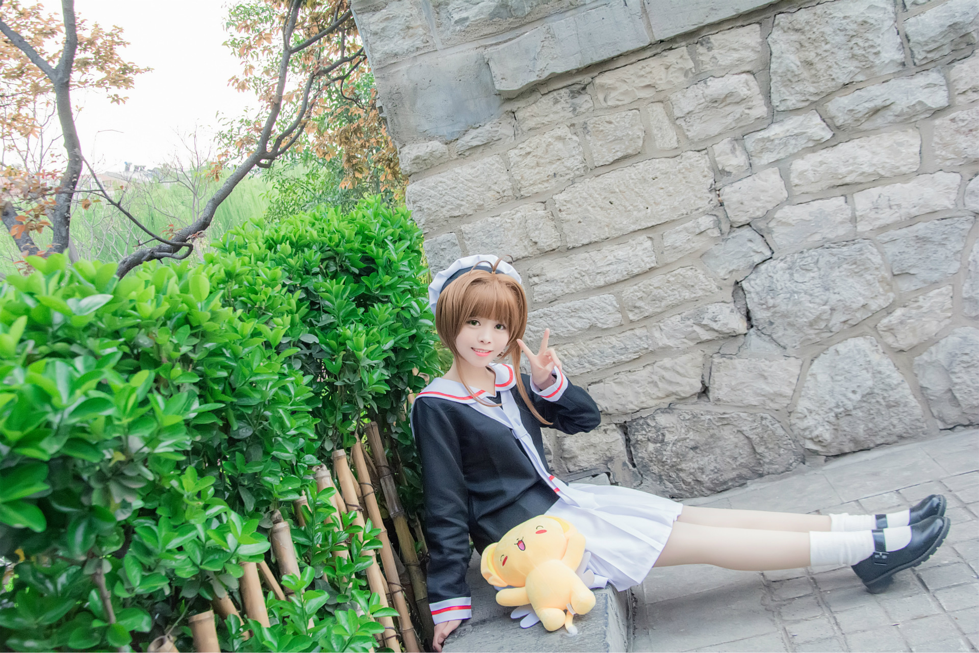 百变小樱 摩卡少女樱 木之本樱 cos服 cosplay服装 水手服 校服