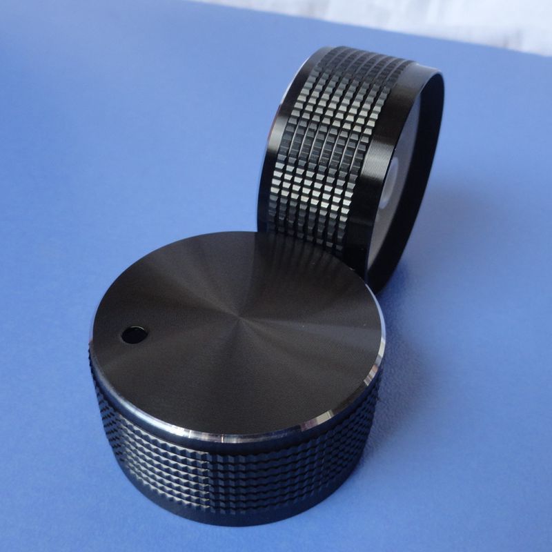 电位器旋钮铝合金旋钮高档开关帽直径40高度19内孔径6音量钮批发