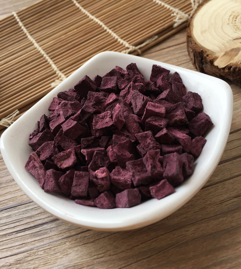 脱水紫薯粒 脱水紫薯干 煲粥佳品 厂家批发直销色泽亮紫口感纯正