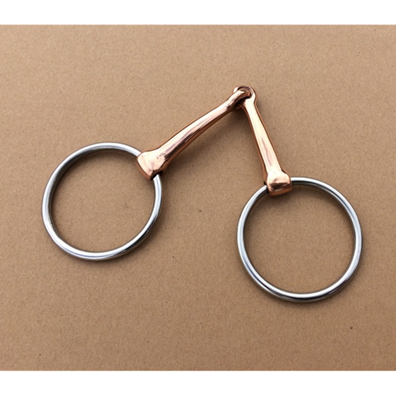 马具马衔 o型马嚼子 马术用品 12cm铜嘴马口衔铁