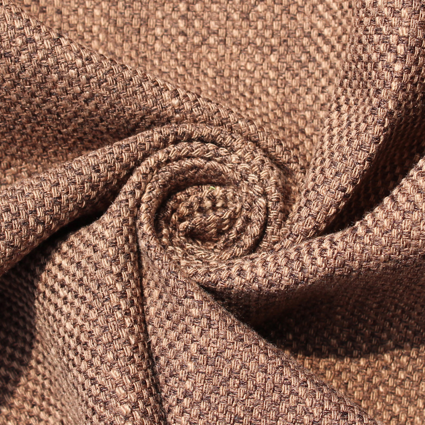 中高档亚麻面料双色阳离子汽车坐垫沙发面料椅子包装箱包布料