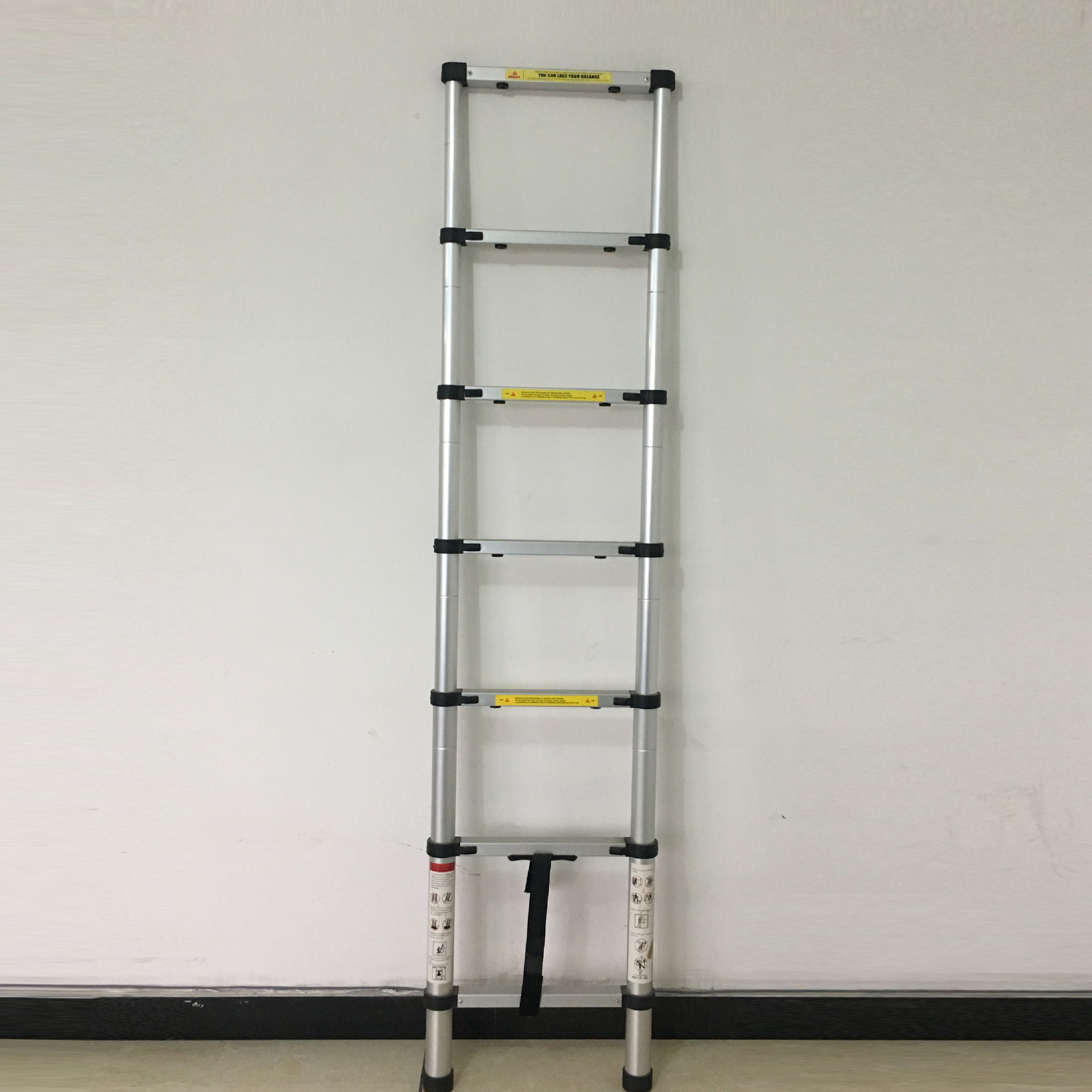 厂家直销跨境家用加厚铝合金伸缩梯 多功能竹节梯 七步工程梯 2米