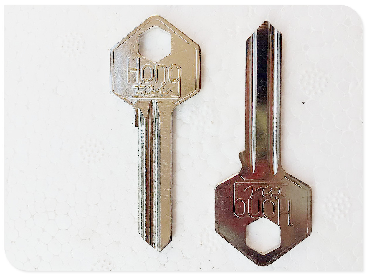 爷佬长六角 钥匙胚厂家 固力钥匙胚 钥匙毛坯批发订做