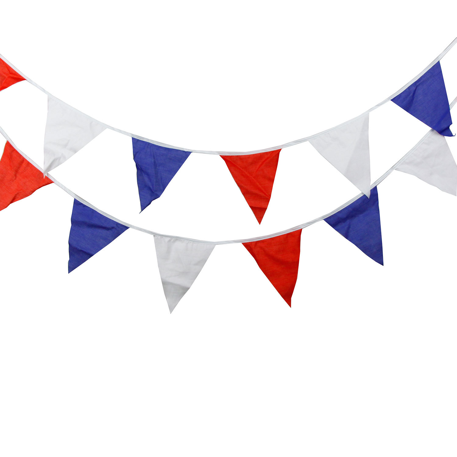 ebay热卖 三色棉布三角旗 儿童生日装饰旗 拍照背景 欧美婚礼布置