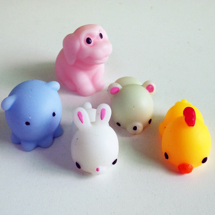 海豹君团子 捏捏乐实心发泄玩具 tpr软胶小动物 日韩捏捏乐团子