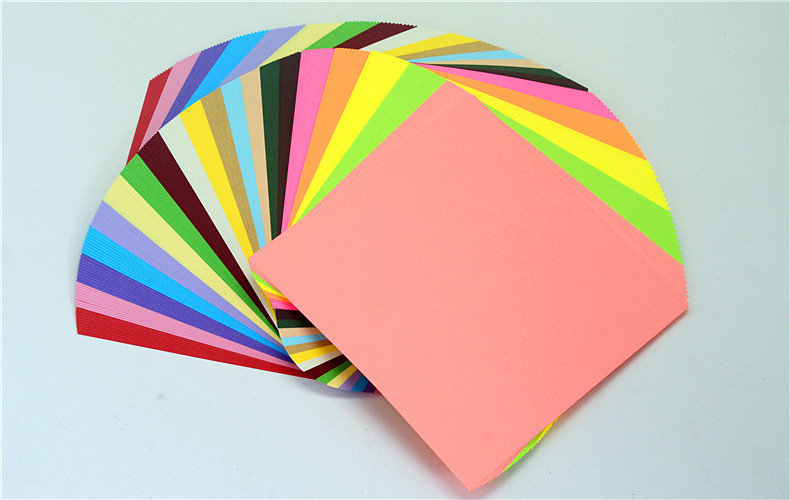 20色手工折纸 儿童剪纸 正方形手工纸 彩色折纸批发 加工定做