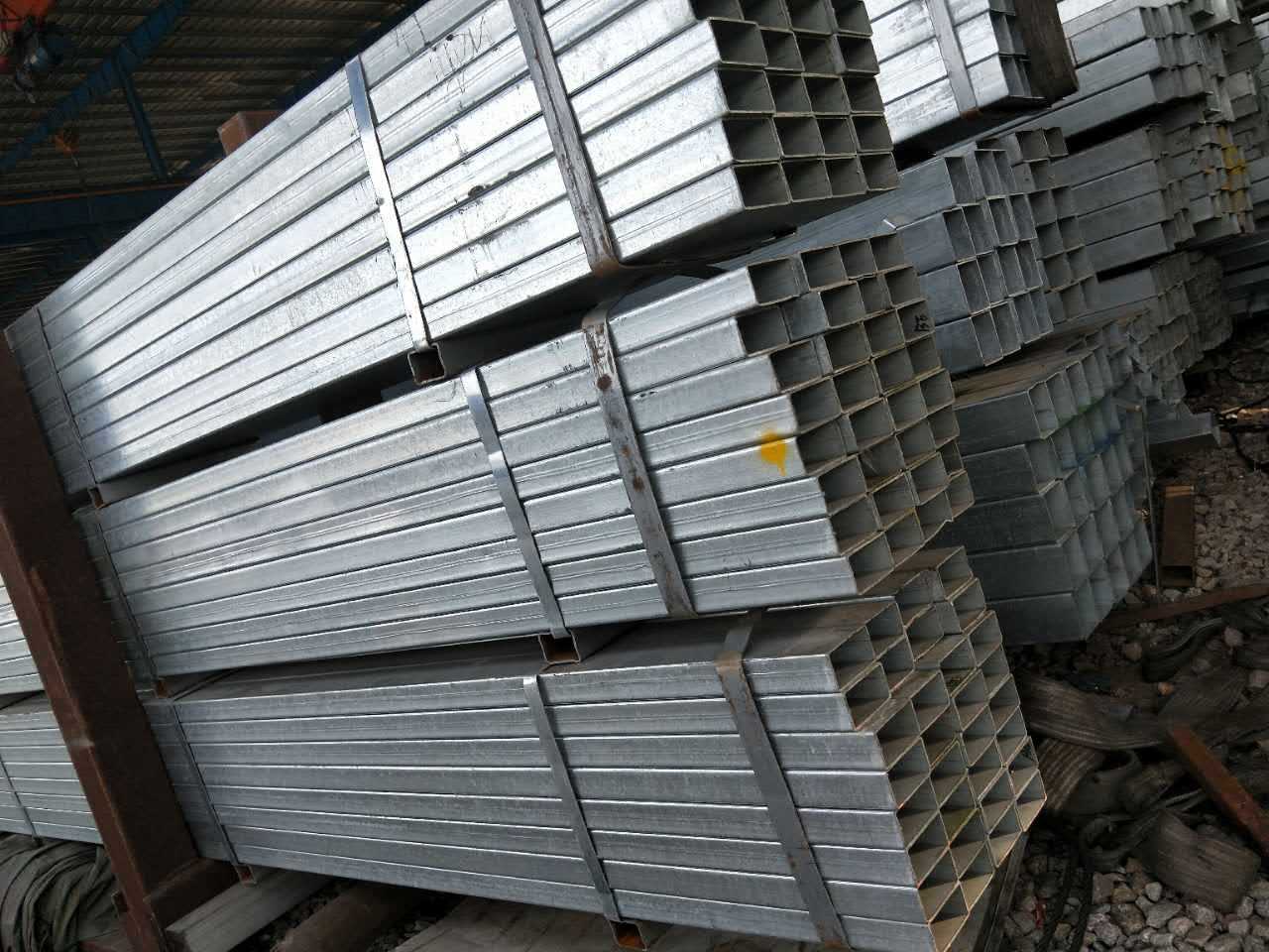 热镀锌冷镀锌q235b方矩管 矩形方管 镀锌方通 可议价